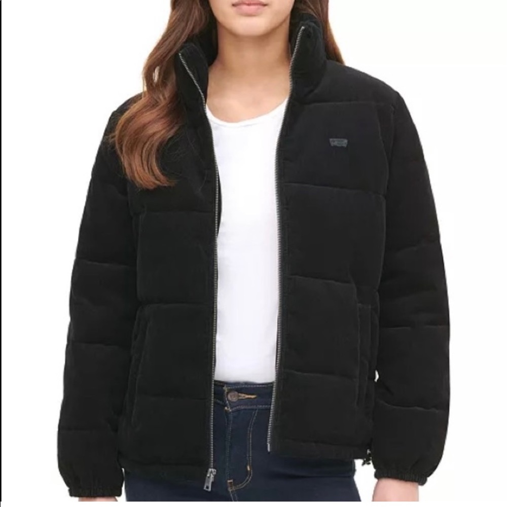 Levi’s Ladies black Corduroy Puffer Jacket
